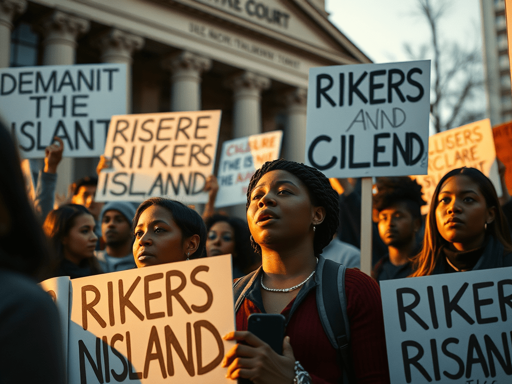 Community Rallies for Rikers Island Reform
