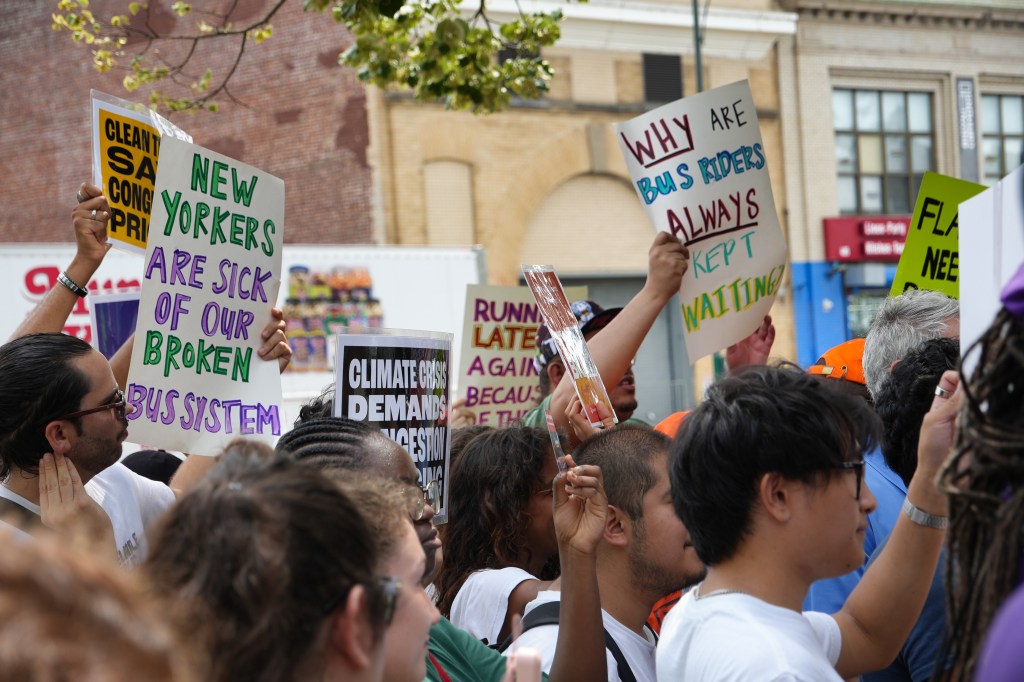 Community Unites for FastBusAve Campaign Launch to Demand Better Bus Service