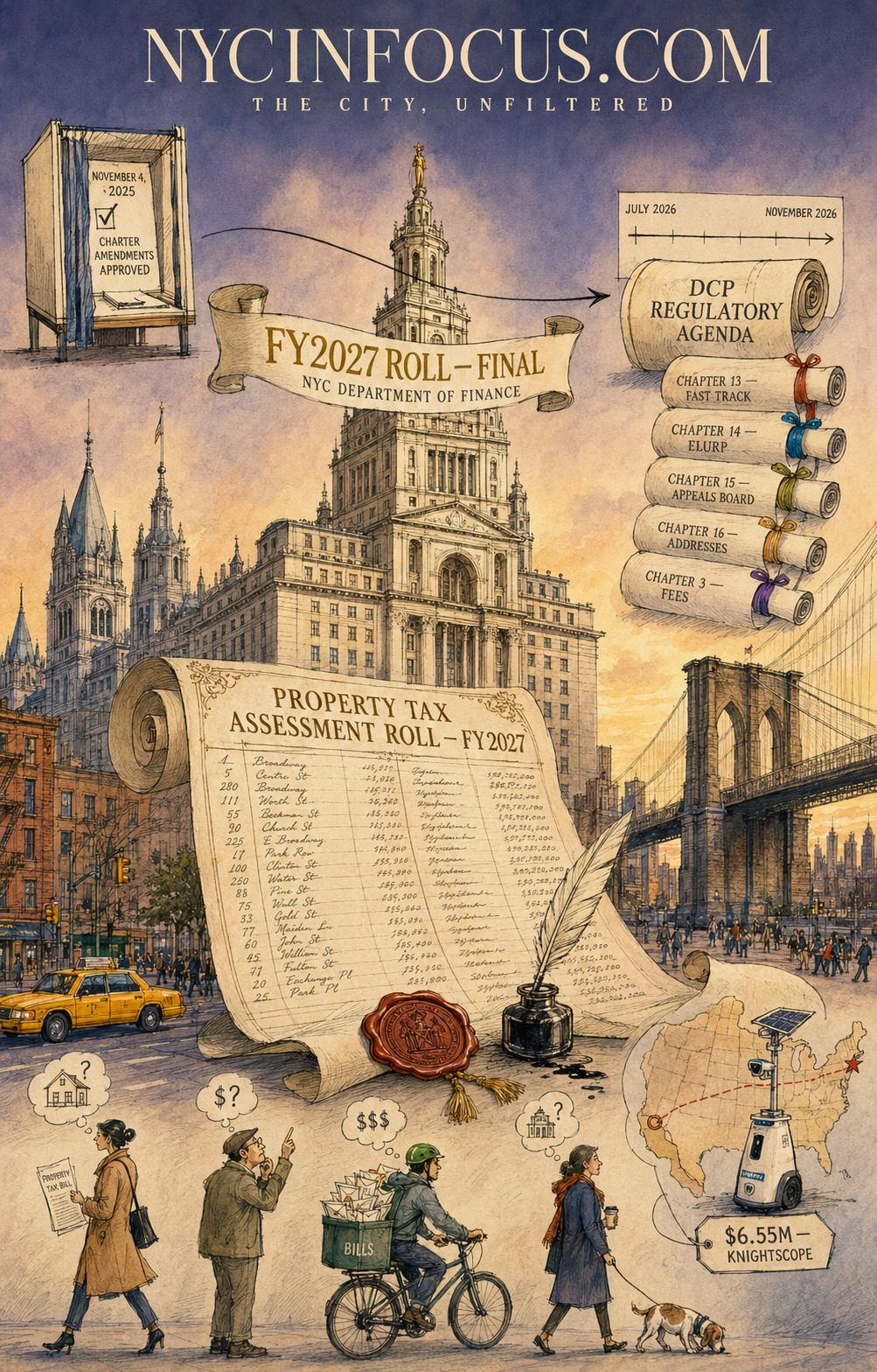 NYC’s FY2027 Property Tax Roll + Charter Change Rulebook