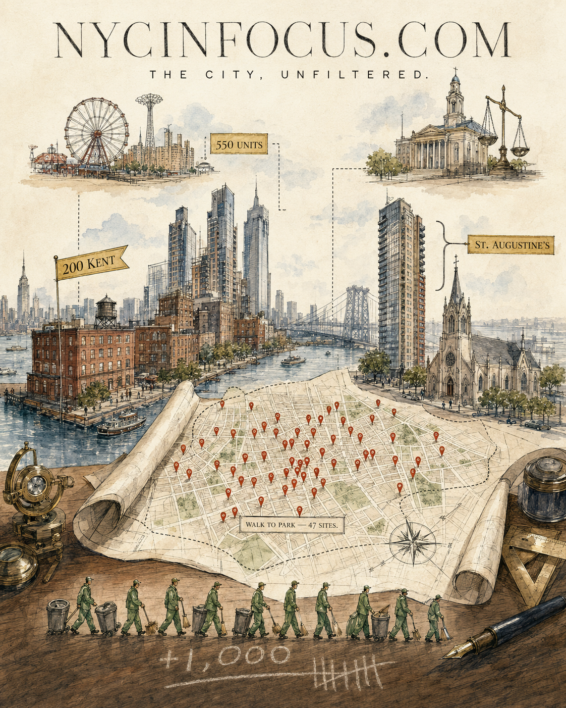 NYC Plans 11 Land Use Items: Williamsburg to Queens Parks