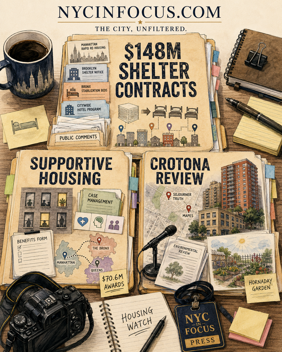 NYC Shelter Contracts Lead Housing Watch