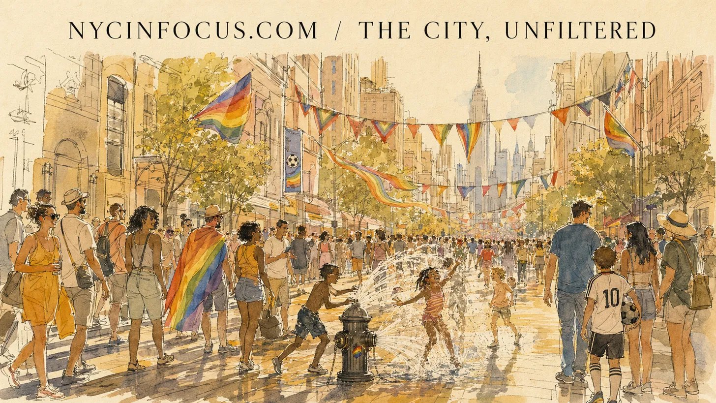 NYC This Weekend, June 26–28: Pride March, World Cup Watch Parties, Pools Open Citywide